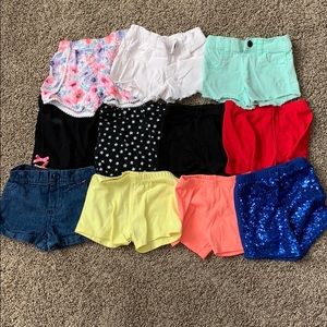 Lot 2t girl shorts